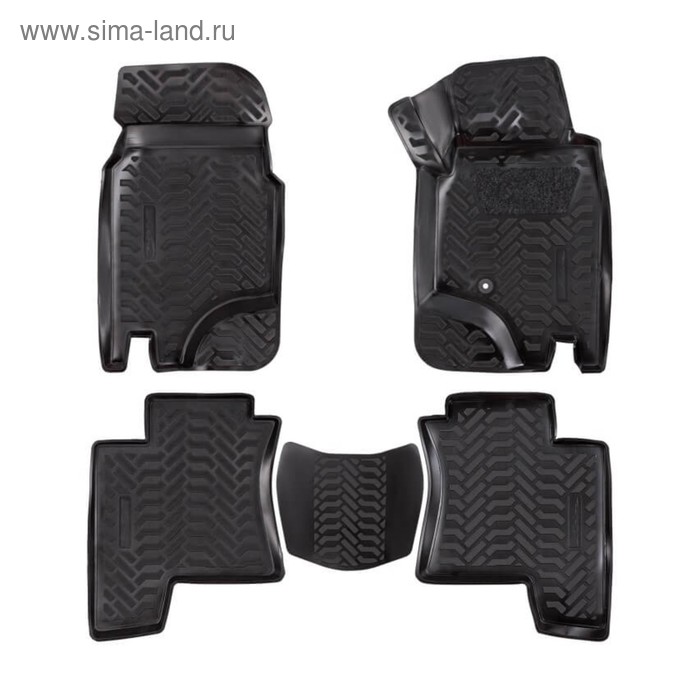 Коврики в салон (3D с подпяточником) для Mitsubishi Pajero II 5D (1991-) RHD, 5 шт, высокий борт, полиуретан, черные
Коврики в салон (3D с подпяточником) для Mitsubishi Pajero II 5D (1991-) RHD, 5 шт, высокий борт, полиуретан, черные