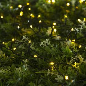 Гирлянда «Нить» 10 м, IP44, тёмная нить, 100 LED, свечение жёлтое, 2 режима, солнечная батарея
Гирлянда «Нить» 10 м, IP44, тёмная нить, 100 LED, свечение жёлтое, 2 режима, солнечная батарея