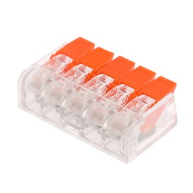Строительно-монтажная клемма Luazon Lighting СК-221-415, 32А, 0.2-4 мм2, 5 отверстий, 4 шт.
Строительно-монтажная клемма Luazon Lighting СК-221-415, 32А, 0.2-4 мм2, 5 отверстий, 4 шт.
