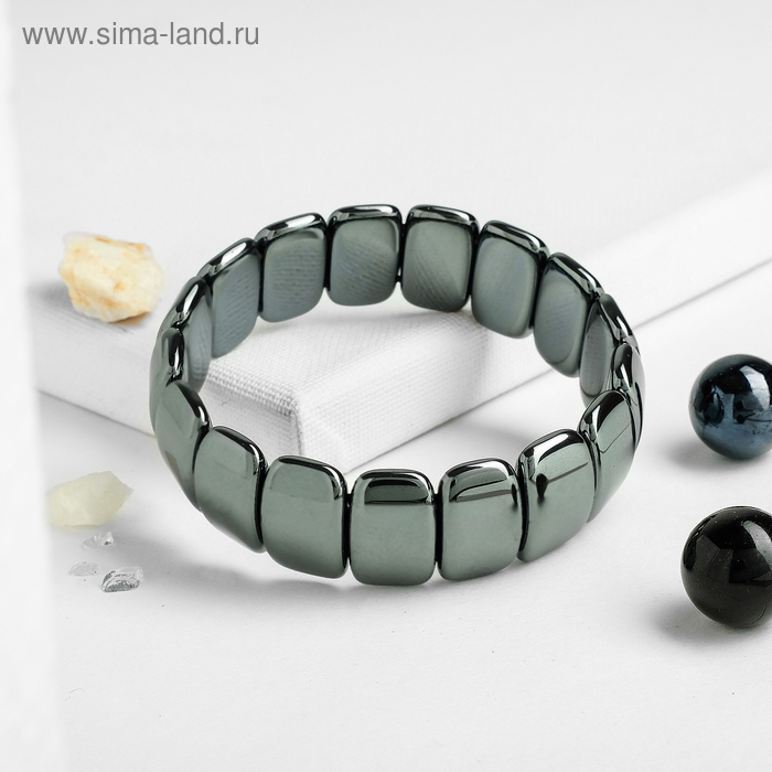 Браслет "Гематит" пластина, цвет серый
Браслет "Гематит" пластина, цвет серый