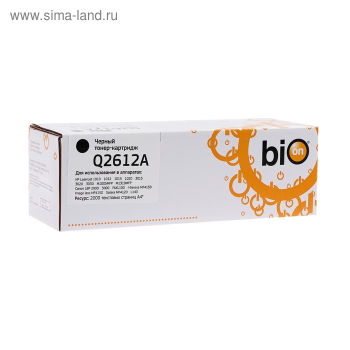 Картридж Bion Q2612A для HP LJ 1010/1012/1015/3015/3020/3030/1319/3050/3052/3055 (2000k)
Картридж Bion Q2612A для HP LJ 1010/1012/1015/3015/3020/3030/1319/3050/3052/3055 (2000k)