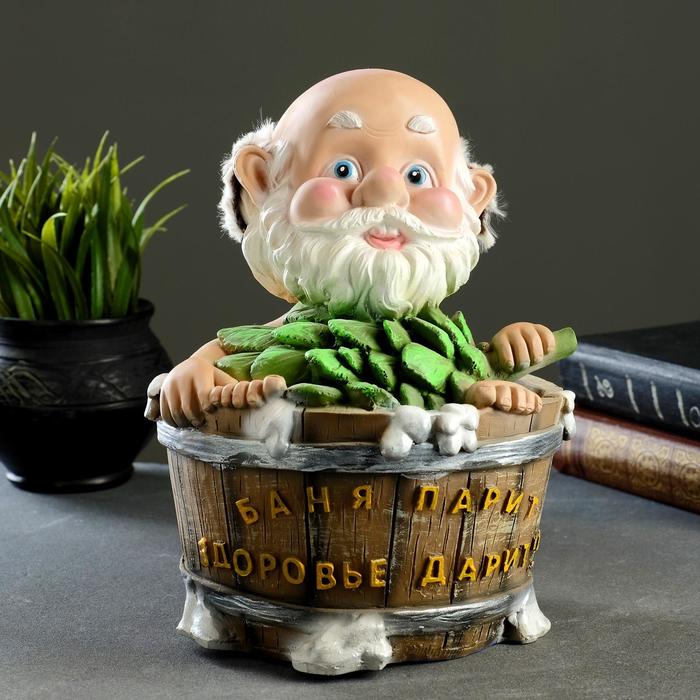 Копилка "Мужичек парится" 17х17х25см
Копилка "Мужичек парится" 17х17х25см