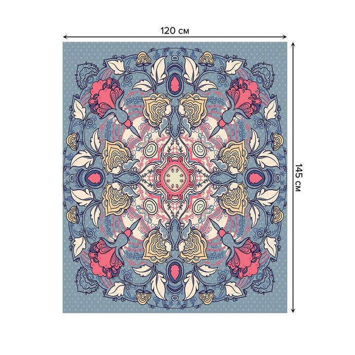 фото Скатерть с фотопринтом, размер 120 х 145 см joyarty