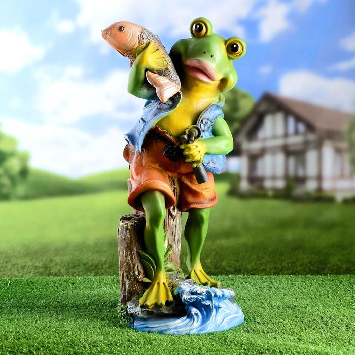 Садовая фигура "Лягушонок-рыбак" 45см
Садовая фигура "Лягушонок-рыбак" 45см