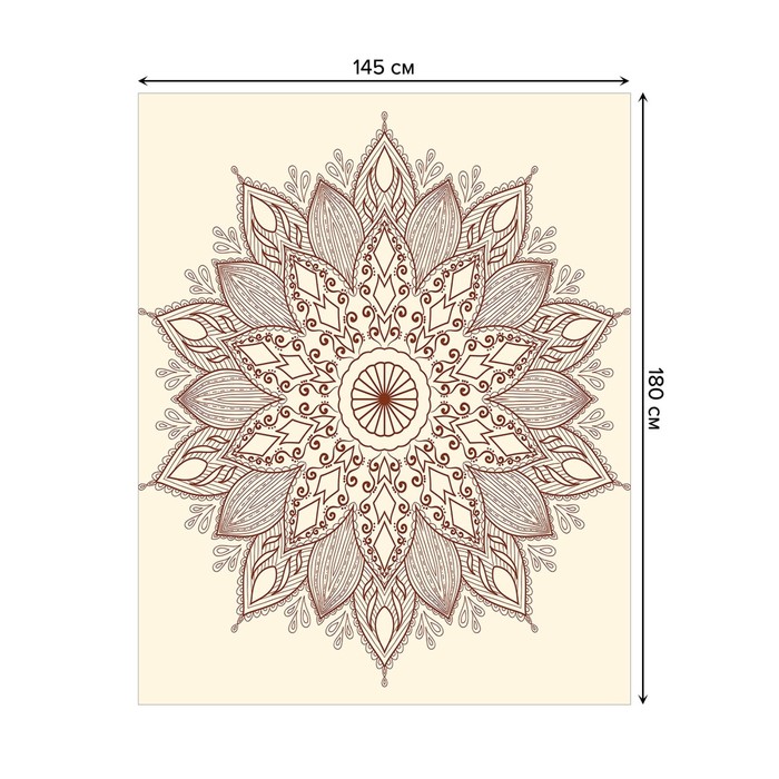 фото Скатерть с фотопринтом, размер 180 х 145 см joyarty