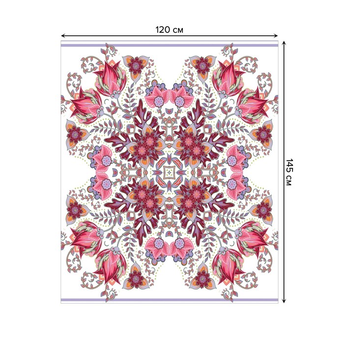 фото Скатерть с фотопринтом, размер 120 х 145 см joyarty