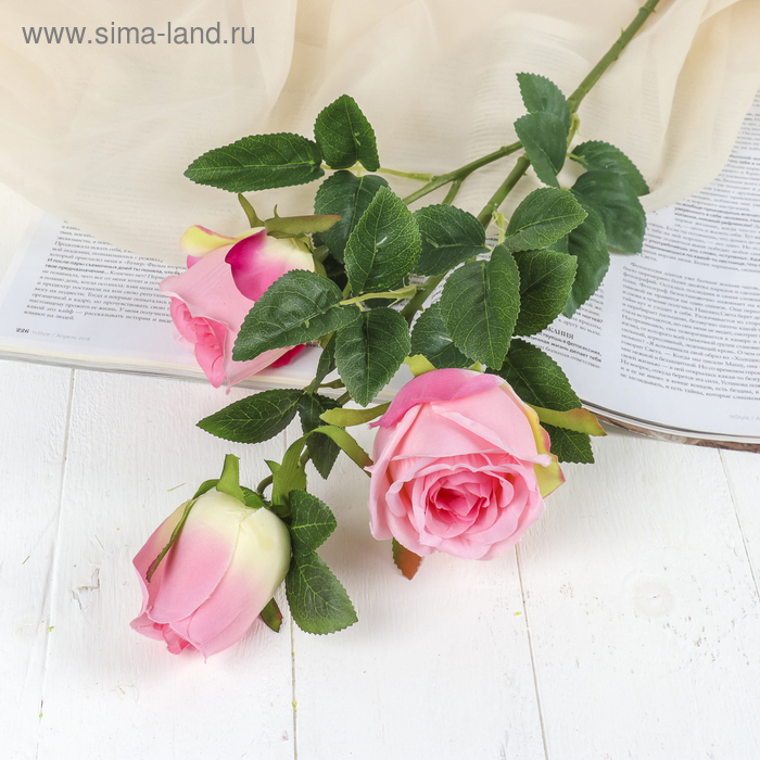 Цветы искусственные "Роза Фламинго" 6*66 см, розовый
Цветы искусственные "Роза Фламинго" 6*66 см, розовый