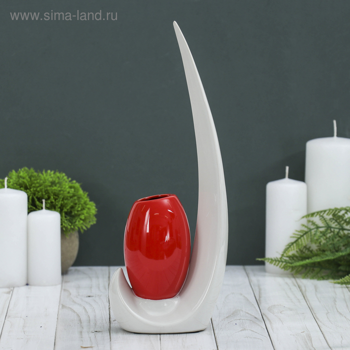 Ваза керамика абстракция"Красн/черн" 32*12*6,5 см капля,микс
Ваза керамика абстракция"Красн/черн" 32*12*6,5 см капля,микс