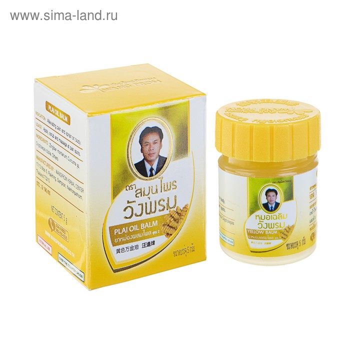 Фитобальзам для тела WangProm жёлтый от мышечной боли, 5 г.
Фитобальзам для тела WangProm жёлтый от мышечной боли, 5 г.