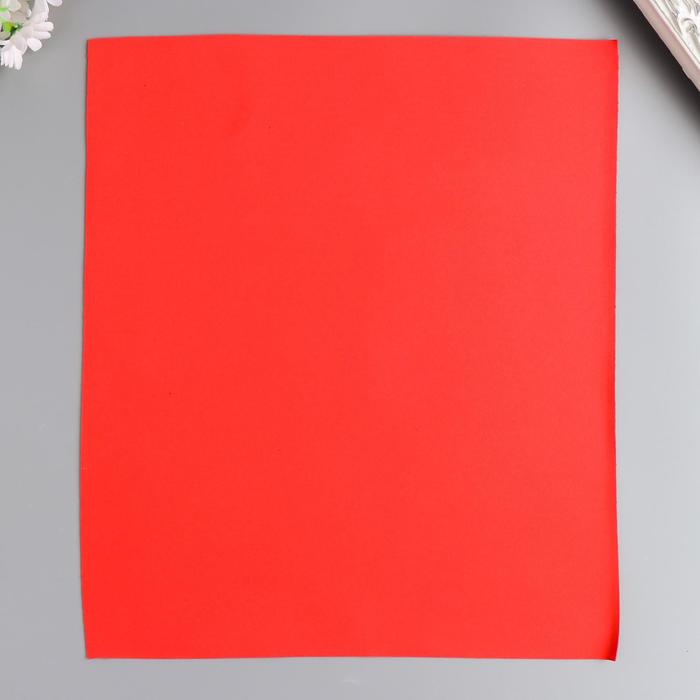 Фоамиран иранский 0,8-1 мм (красный) 30х35см 
Фоамиран иранский 0,8-1 мм (красный) 30х35см