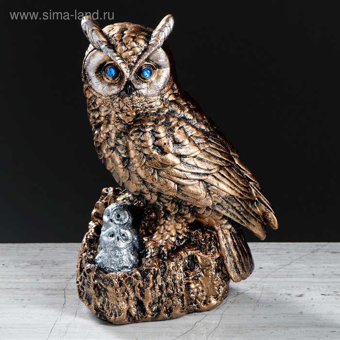 Статуэтка "Сова с совятами в гнезде", бронзовая, 25 см
Статуэтка "Сова с совятами в гнезде", бронзовая, 25 см