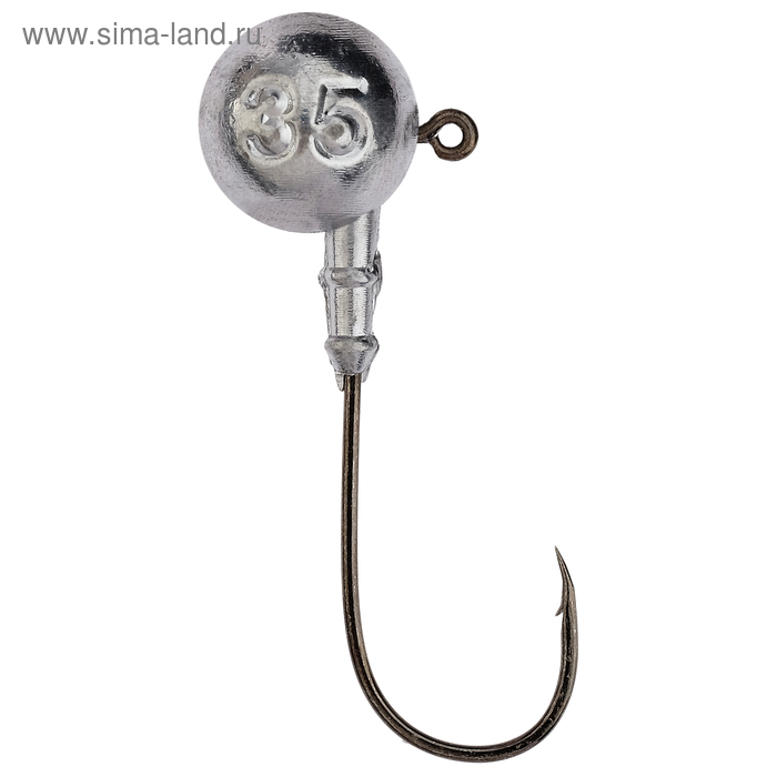 фото Джиг-головка «шар», 35 г, крючок корея 6/0