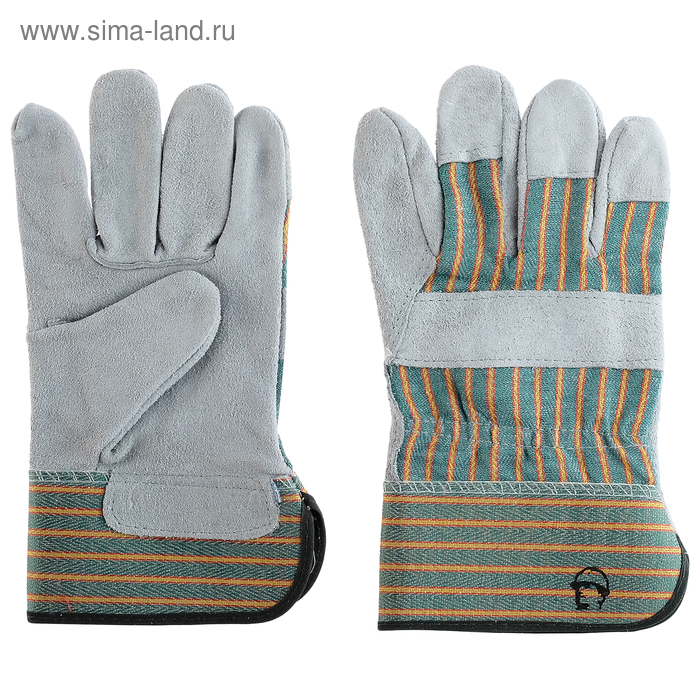Перчатки спилковые комбинированные 
Перчатки спилковые комбинированные