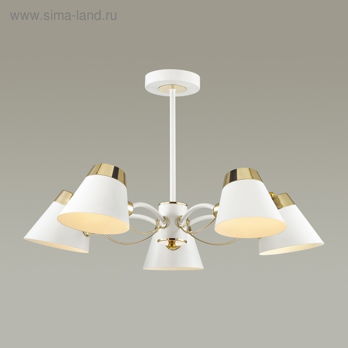 Люстра ERIN 5x40Вт E14 белый
Люстра ERIN 5x40Вт E14 белый