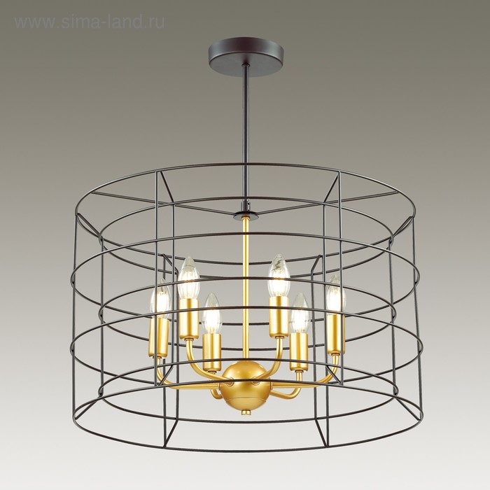 Люстра RUPERT 6x60Вт E14 чёрный
Люстра RUPERT 6x60Вт E14 чёрный