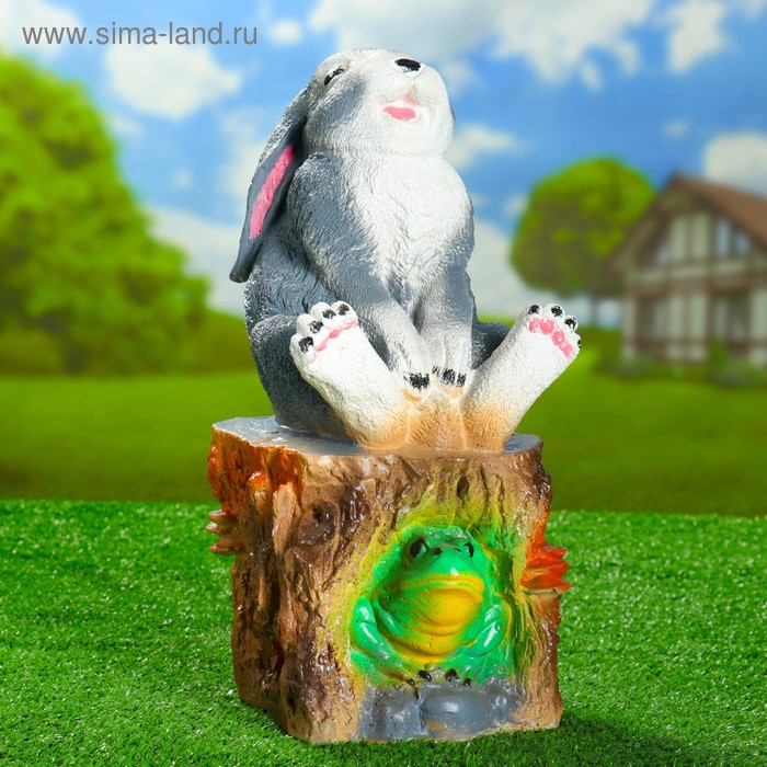 Садовая фигура "Заяц веселый на пне" 40х20х20см
Садовая фигура "Заяц веселый на пне" 40х20х20см