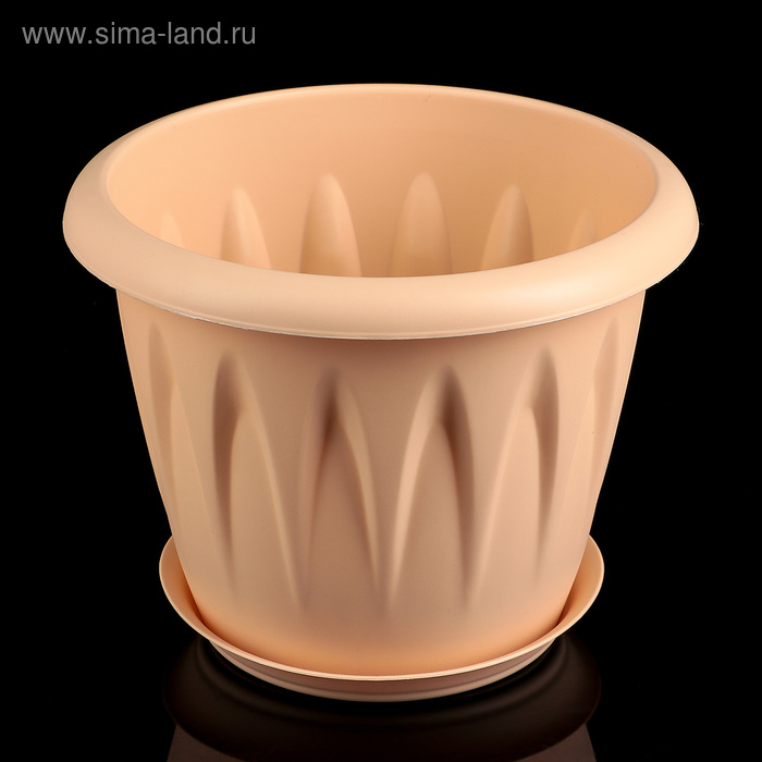 Горшок с поддоном «Алиция», 2 л, цвет бежевый
Горшок с поддоном «Алиция», 2 л, цвет бежевый