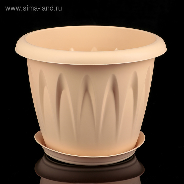 Горшок с поддоном «Алиция», 2,6 л, цвет бежевый
Горшок с поддоном «Алиция», 2,6 л, цвет бежевый