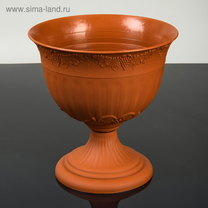 Вазон на ножке «Ангара», 3 л, цвет терракотовый
Вазон на ножке «Ангара», 3 л, цвет терракотовый