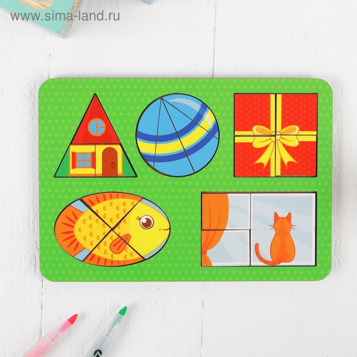 Головоломка «Геометрические фигуры»
Головоломка «Геометрические фигуры»