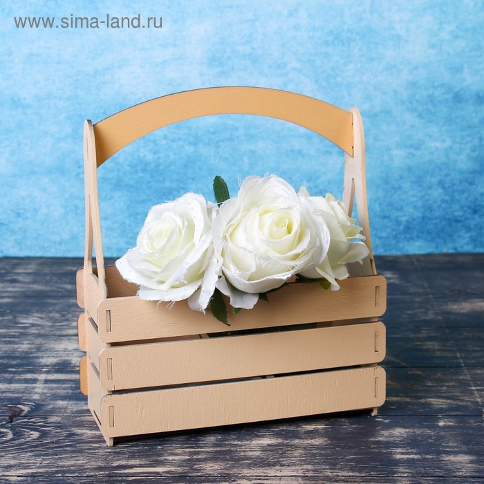 Кашпо деревянное 22×9.5×24 см "Милфорд Элит", трехреечный, с ручкой, бежевый Дарим Красиво
Кашпо деревянное 22×9.5×24 см "Милфорд Элит", трехреечный, с ручкой, бежевый Дарим Красиво