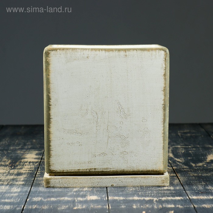 Горшок цветочный "Кубик", серый
Горшок цветочный "Кубик", серый