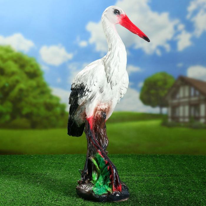Садовая фигура "Аист", гипс, 57 см
Садовая фигура "Аист", гипс, 57 см