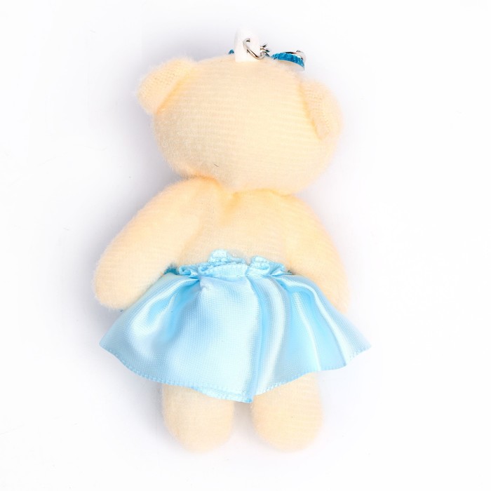 фото Подвеска «мишка бант в горошек» цвета микс