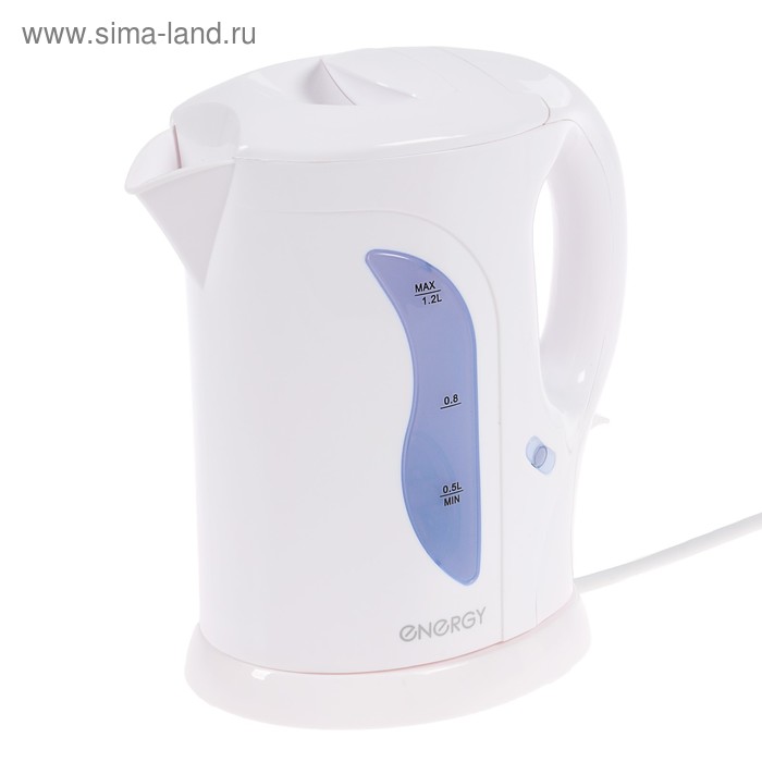 Чайник электрический ENERGY E-207, пластик, 1.2 л, 900 - 1100 Вт, белый
Чайник электрический ENERGY E-207, пластик, 1.2 л, 900 - 1100 Вт, белый