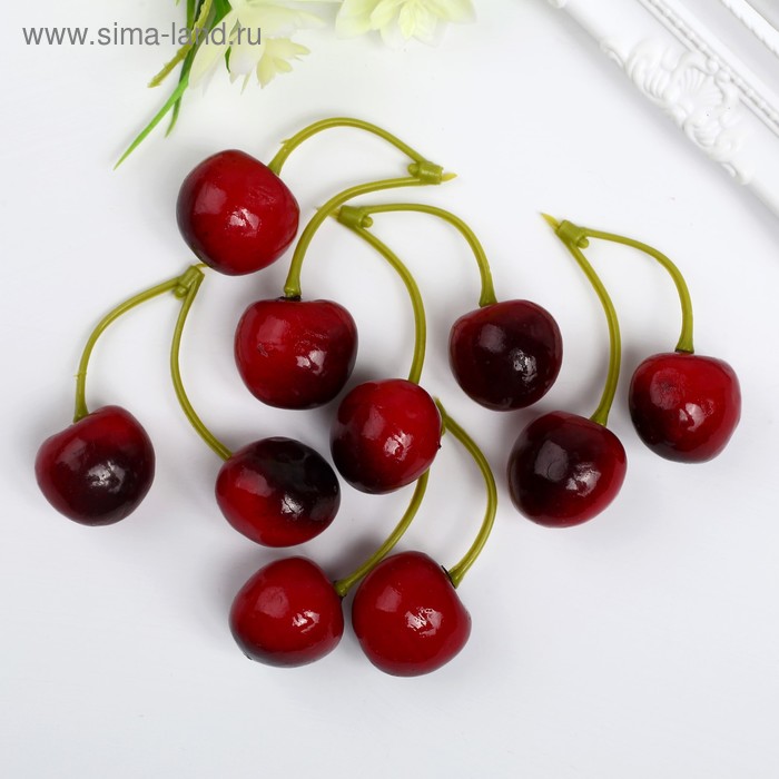 Декор "Черешенки декоративные" (набор 10 шт) 
Декор "Черешенки декоративные" (набор 10 шт)