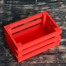 Кашпо деревянное 20×13×9.5 см "Classic", трёхреечное, красный Дарим Красиво
Кашпо деревянное 20×13×9.5 см "Classic", трёхреечное, красный Дарим Красиво