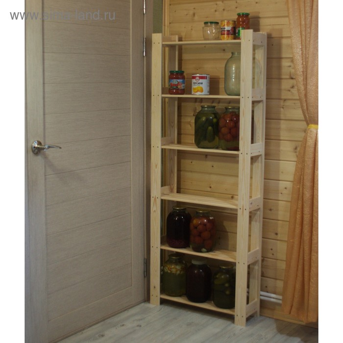 Стеллаж деревянный "Сигма-1", 64×18,5×159см, 6 полок
Стеллаж деревянный "Сигма-1", 64×18,5×159см, 6 полок