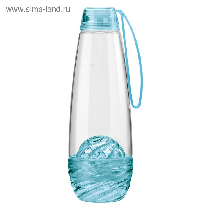 фото Бутылка для фруктовой воды h2o, голубая guzzini