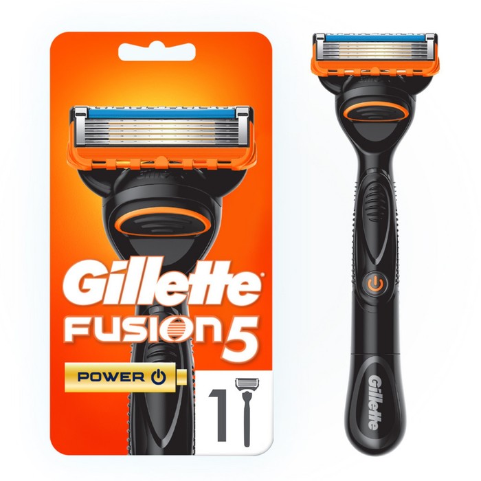 Бритва Gillette Fusion5 Power с 1 сменной кассетой (с элементом питания)
Бритва Gillette Fusion5 Power с 1 сменной кассетой (с элементом питания)
