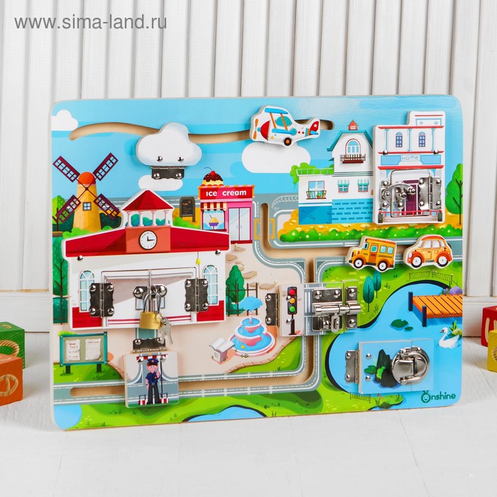 Бизиборд «Городская жизнь»
Бизиборд «Городская жизнь»