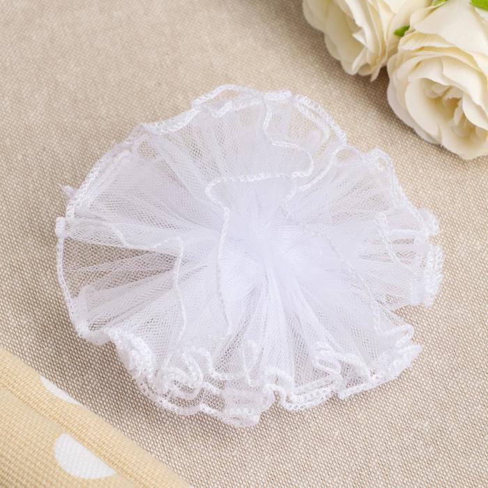 Бант для девочек с резинкой "Кудряшка", белый, 12 см, микс
Бант для девочек с резинкой "Кудряшка", белый, 12 см, микс