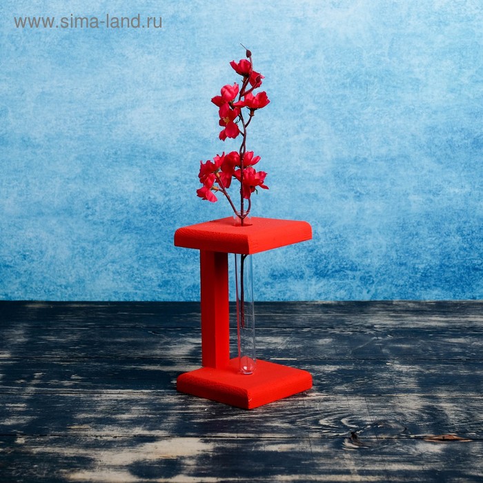 Кашпо деревянное 9×9×24 см с 1 колбой "Квадрат", красный Дарим Красиво
Кашпо деревянное 9×9×24 см с 1 колбой "Квадрат", красный Дарим Красиво