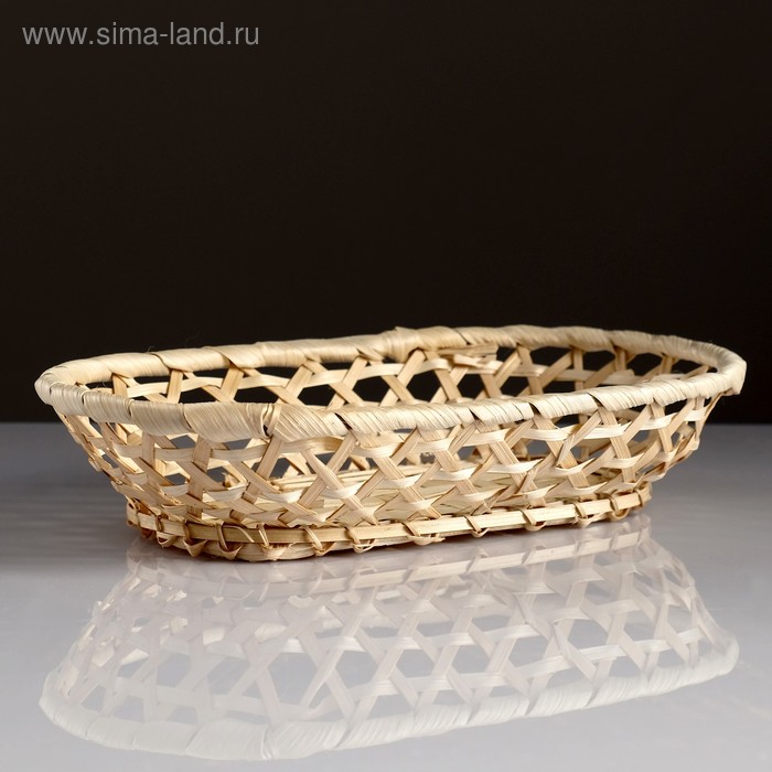 Плошка «Плетёнка», 17×28×5 см, бамбук
Плошка «Плетёнка», 17×28×5 см, бамбук