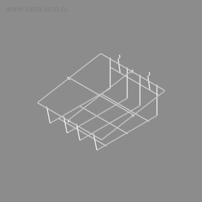 Полка 4 отделения для колготок для экономпанелей, цвет белый
Полка 4 отделения для колготок для экономпанелей, цвет белый