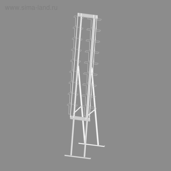 Буклетница складная для открыток 18 ячеек А5, цвет белый