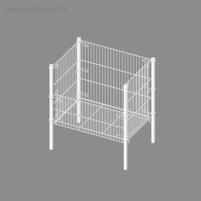 Корзина малая с низкой стенкой, глубина 510 (695х495х735 мм)
Корзина малая с низкой стенкой, глубина 510 (695х495х735 мм)
