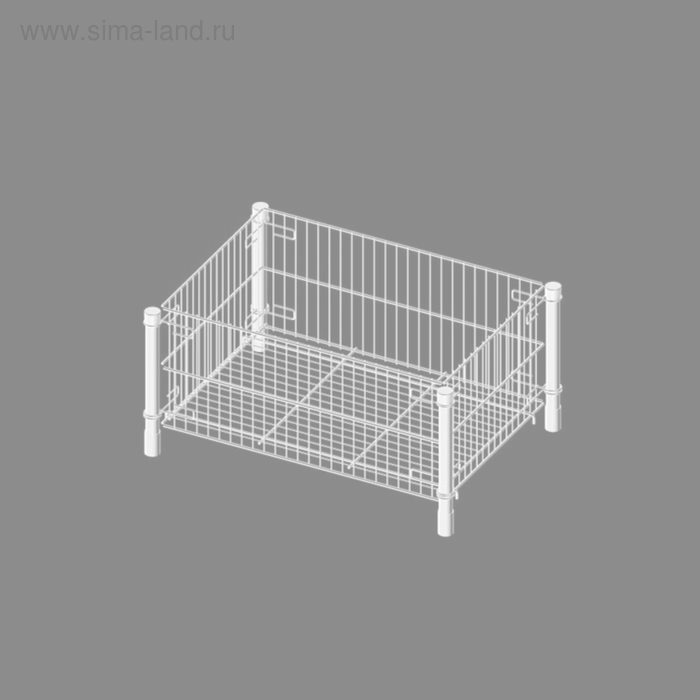 Корзина малая, глубина 255 (695х495х325 мм), цвет белый
Корзина малая, глубина 255 (695х495х325 мм), цвет белый