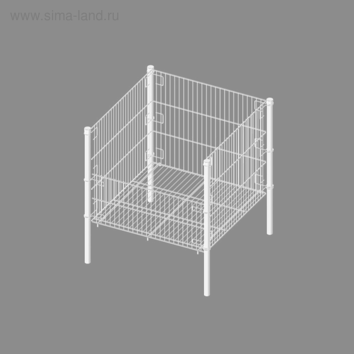 Корзина средняя с низкой стенкой, глубина 510 (695х695х735 мм)
Корзина средняя с низкой стенкой, глубина 510 (695х695х735 мм)