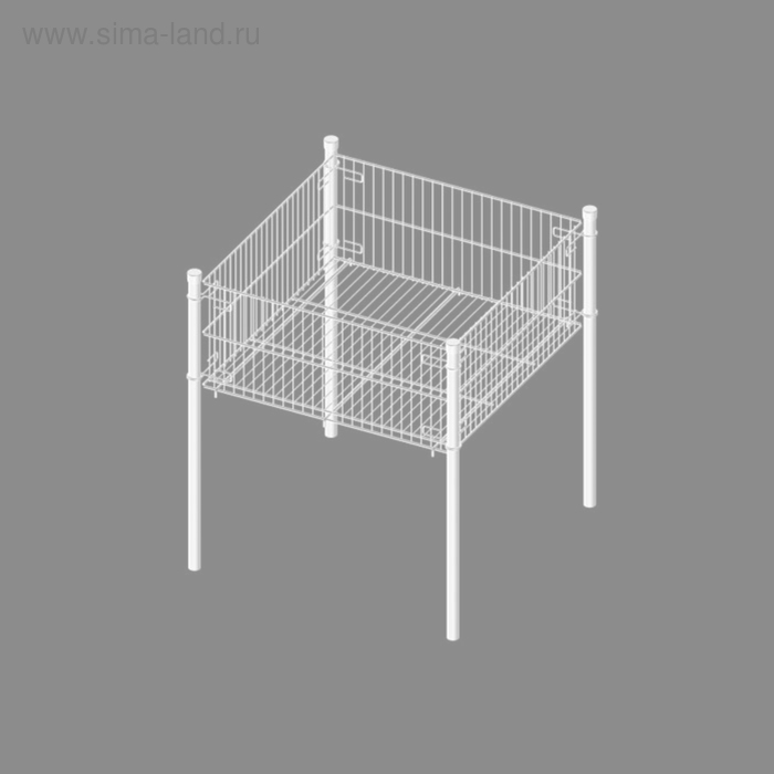 Корзина средняя, глубина 255 (695х695х735 мм), цвет белый
Корзина средняя, глубина 255 (695х695х735 мм), цвет белый