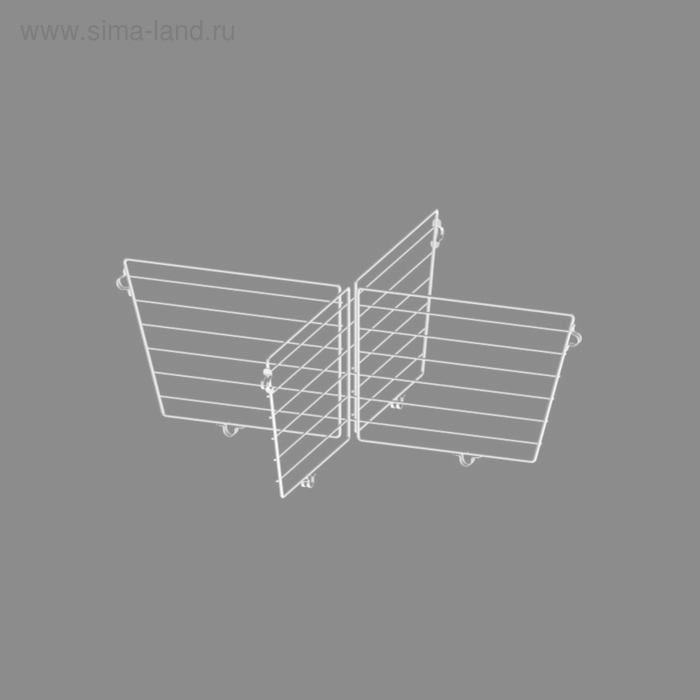 Разделитель для корзины 600x600x200 (комплект), цвет белый 
Разделитель для корзины 600x600x200 (комплект), цвет белый
