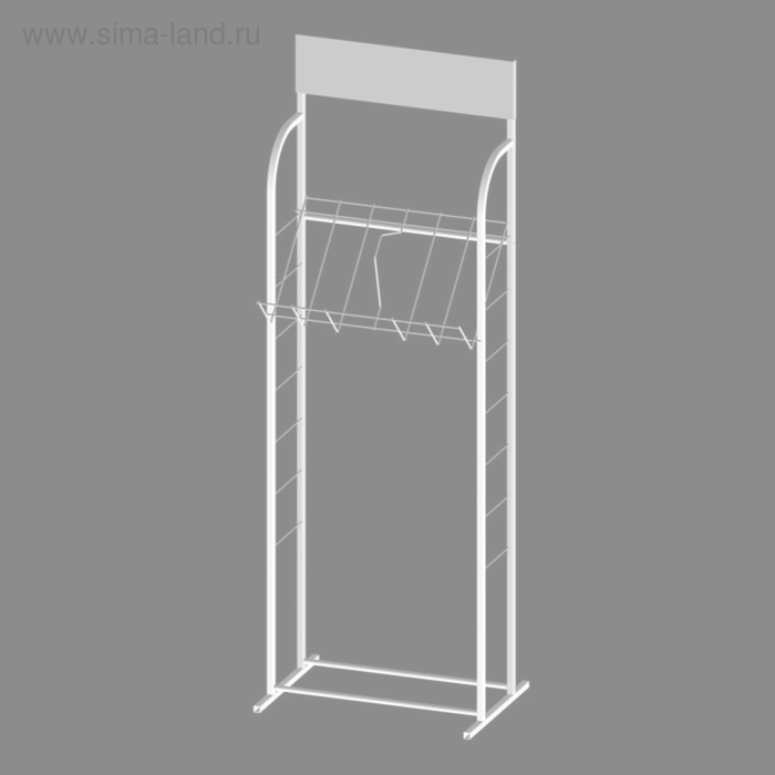 Стенд 2А4 с 1 полкой (с разделителями), цвет белый
Стенд 2А4 с 1 полкой (с разделителями), цвет белый