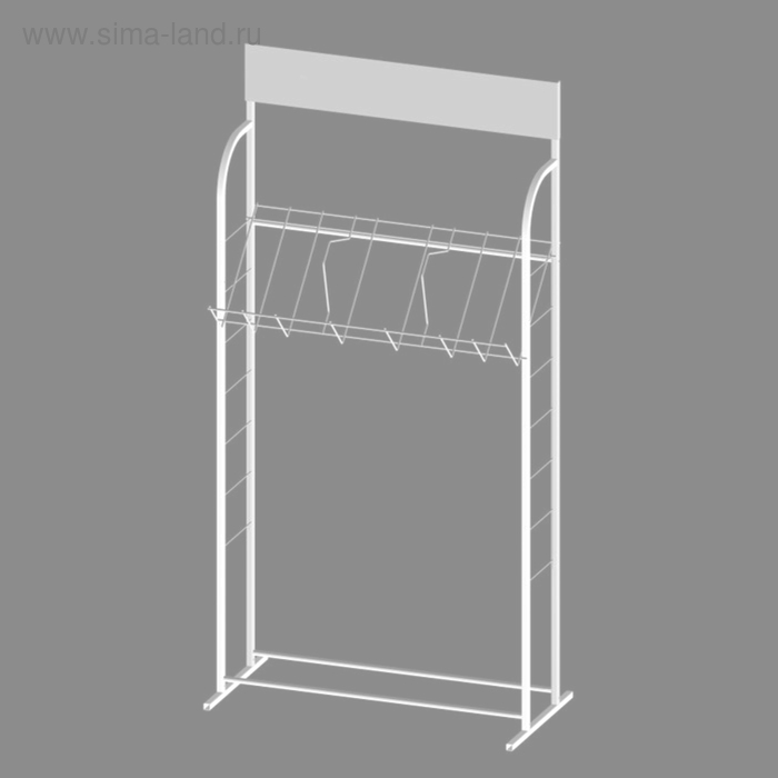 Стенд 3 А4 с 1 полкой (с разделителями), цвет белый
Стенд 3 А4 с 1 полкой (с разделителями), цвет белый