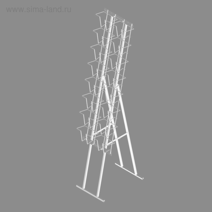 Стенд складной с дисплеем 16 карманов для CD/DVD, цвет белый
Стенд складной с дисплеем 16 карманов для CD/DVD, цвет белый