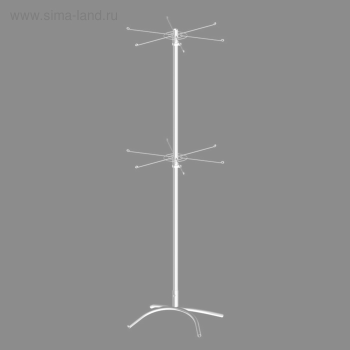 Стойка вращающаяся 2-х ярусная (2 яр. по 6 штырей для использования с замком ), цвет белый
Стойка вращающаяся 2-х ярусная (2 яр. по 6 штырей для использования с замком ), цвет белый