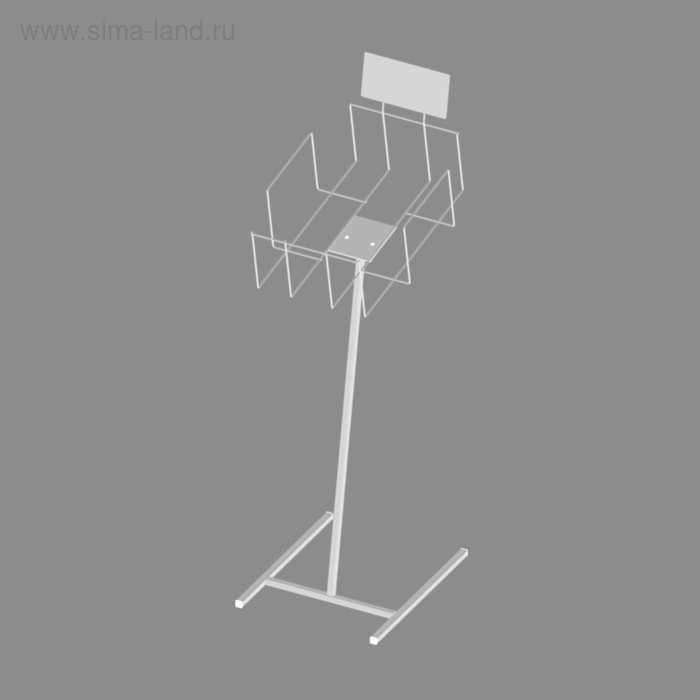 Стойка для газет А3, цвет белый
Стойка для газет А3, цвет белый
